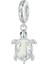 Pendant Charm Güzel Deniz Kaplumbağası Kadınlar Için Karşılaştırılmış Farklı Bileklikler ve Kolye 925 Gümüş (Yurt Dışından) 1