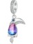 Pendant Charm Toucan Pendant Kadınlar Için Karşılaştırılmış Farklı Bileklikler ve Kolye 925 Gümüş (Yurt Dışından) 1