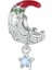 Pendant Charm Ay Işığı Noel Baba Kadınlar Için Karşılaştırılmış Farklı Bileklikler ve Kolye 925 Gümüş (Yurt Dışından) 1