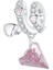 Pendant Charm Paper Airplane Love Letter Kadınlar Için Karşılaştırılmış Farklı Bileklikler ve Kolye 925 Gümüş (Yurt Dışından) 1