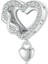 Pendant Charm Sonsuza Dek Kalp Klip Ayıları Kadınlar Için Karşılaştırılmış Farklı Bileklikler ve Kolye 925 Gümüş (Yurt Dışından) 1
