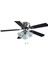 Ixqr Vanti Home Kcf 284 Dekoratif Tavan Vantilatörü - 42 Inch, 5 Kanatlı, 3 Hız Ayarlı, Nikel Kaplama 1