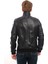 Saremod Siyah Slim-Fit Erkek Deri Ceket 3