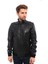 Saremod Siyah Slim-Fit Erkek Deri Ceket 4