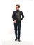 Saremod Siyah Slim-Fit Erkek Deri Ceket 5