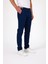 - Erkek Lacivert Likralı Slim Fit Chino Pantolon 2