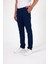 - Erkek Lacivert Likralı Slim Fit Chino Pantolon 5