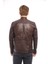 Saremod Koyu Kahverengi Erkek Deri Ceket 3