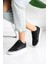 Siyah Siyah (Beyaz Taban) Günlük Unisex (Kadın/Erkek) Sneaker 3