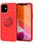 iPhone 12 Mini Ultra Koruma Sağlayan Stand Özellikli RingGuard Yüzüklü Silikon Kılıf 1