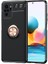 Redmi Note 10 Ultra Koruma Sağlayan Stant Özellikli Yüzüklü Ravel Silikon Kılıf 1