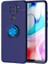 Redmi Note 9 Ultra Koruma Sağlayan Stant Özellikli Yüzüklü Ravel Silikon Kılıf 1