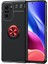 Xiaomi Mi 11i Ultra Koruma Sağlayan Stant Özellikli Yüzüklü Ravel Silikon Kılıf 1
