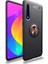 Huawei P Smart Pro 2019 Ultra Koruma Sağlayan Stant Özellikli Yüzüklü Ravel Silikon Kılıf 1