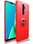 Oppo A5 2020 Ultra Koruma Sağlayan Stant Özellikli Yüzüklü Ravel Silikon Kılıf 1