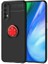 Realme 7 Ultra Koruma Sağlayan Stant Özellikli Yüzüklü Ravel Silikon Kılıf 1