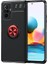 Redmi Note 10 Pro Ultra Koruma Sağlayan Stant Özellikli Yüzüklü Ravel Silikon Kılıf 1