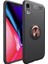 iPhone Xr Ultra Koruma Sağlayan Stant Özellikli Yüzüklü Ravel Silikon Kılıf 1