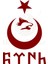 Ay Yıldız Kurt Göktürkçe Türk Sticker Kırmızı 30X20 cm 1