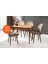 Yanlardan Açılır Büyüyen Yemek Masası Meşe 65X100CM Sadece Masa Fiyatıdır 1