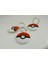 3'lü Pokemon Anahtarlık, Pokemon Top Anahtarlık, Pokemon Ball Anahtarlık 1