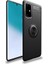 Samsung Galaxy A71 Ultra Koruma Sağlayan Stant Özellikli Yüzüklü Ravel Silikon Kılıf 1