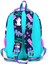 Kids Lacivert Pembe Kedili Paten Desenli 3'lü Okul Çanta Seti SET0123658 5