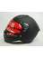 Revenge 2 Solid A1 Matt Black Şeffaf Vizörlü Kask 2