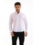 Beyaz Düz Regular Erkek Gömlek 3