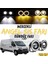 Fiat Ducato Uyumlu Üniversal Mercekli Angel Sis Farı Metal Su Geçirmez 76 mm Sarı Halkalı Gündüz Farı Angel Eyes 2 Adet 1