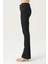 Aurora Siyah Normal Bel Patı Fermuarlı Skinny Flare Jean Pantolon C 4810-006 3