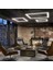 Kare Linear Modern LED Avize Simit Lineer Armatür 60CM 3