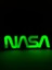 Nasa - Rgb LED Işıklı 3 Boyutlu Tabela - 20CM x 7cm x 2cm (Bluetooth Kontrollü) 4