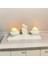 Sevgili Çift Obje 2li Tealight Mumluk , Mumlar Dahil Konsept 1