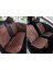 Premium Cepli Ortopedik Oto Koltuk Minder Seti - Koltuk Kılıfı - Ön ve Arka Koltuk Tam Set - Porsche Kahvesi 3