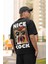 Nıce Cock Sırt Baskılı Yüksek Kalite Kompakt Unisex Oversize T-Shirt 3