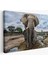 Fil ve Yavruları Dekoratif Kanvas Tablo 1134 1