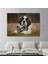 St. Bernard Köpek ve Yavru Kediler Dekoratif Kanvas Tablo 1124 2