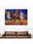 Koşan Atlar Yağlıboya Görünüm Dekoratif Kanvas TABLO-3630 2