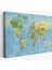 Dünya Haritası Kanvas Tablo Çok Ayrıntılı Dekoratif ve OKYANUSLU2151 1