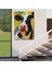Modern Sanat Inek Portresi Dekoratif Kanvas Duvar TABLO-5936 4