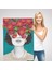 Çiçekler Saçan Optimist Kadın TABLOSU-6269 3