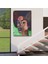 Afrikalı Kadın Portresi Pop Art Duvar TABLOSU-6004 4