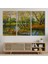 Nehir Manzaralı Yağlıboya Görünüm Dekoratif Kanvas Duvar TABLOSU-3617 3