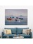 Deniz ve Yelkenliler Manzarası Yağlıboya Görünüm Dekoratif Kanvas Duvar TABLOSU-3710 2