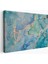 Mürekkep ve Alkol Elementleri ile Mermer Deseni Verilmiş Kanvas TABLO-5050 1