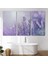 Lavanta Çiçeğindeki Zarif Kelebekler Dekoratif Kanvas Duvar TABLOSU-3704 3