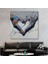 Graffiti Kalp Burcu Eller, Banksy Posteri, Kanvas Tablo, Pop ART-5343 2