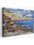 Napoli Manzaralı Yağlıboya Görünüm Dekoratif Kanvas Duvar TABLOSU-3503 1
