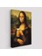 Bira Içme Mona Lisa Kanvas Tablo, Olağandışı Mona Lisa Kanvas TABLO-5219 1